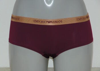 Armani Dames Microfiber Aubergine Short