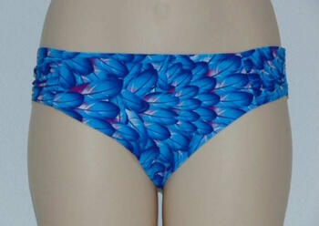 Missya Orchid Blauw/Print Bikini Broekje