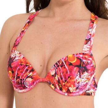 LingaDore Beach Paradise Roze/Print Voorgevormde Bikinitop