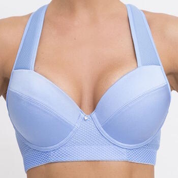 Q-Linn Amsterdam Blauw Sport bh