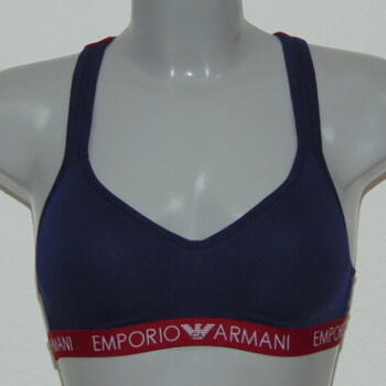 Armani Dames Armani Sport Marine Blauw Sport Top