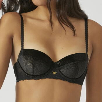 Armani Dames Velvet Zwart/Goud Voorgevormde bh
