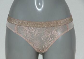 Armani Dames Pizzo d'Oro Perzik Slip