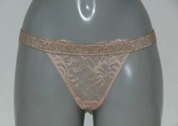 Armani Dames Pizzo d'Oro Perzik String