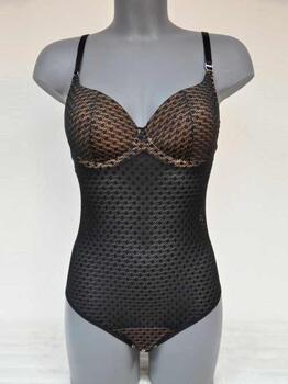 Eva Noir de Noir Zwart Body