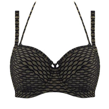 Marlies Dekkers Badmode Holi Vintage Zwart/Goud Voorgevormde Bikinitop