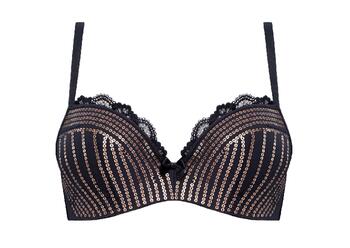 Marlies Dekkers Hollywood Glam Zwart/Goud Push Up bh