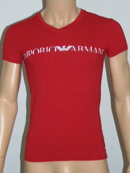 Armani Heren Logo Rood Fashion