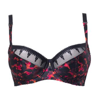 Louisa Bracq Color Fever Marine Blauw/Print Niet voorgevormde bh