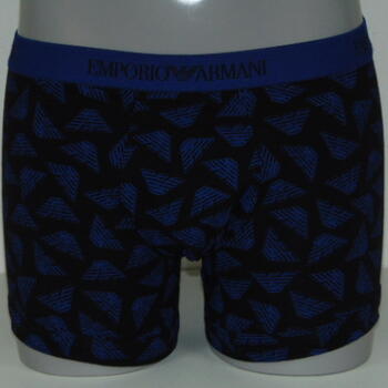 Armani Heren Logo Zwart/Blauw Boxershort
