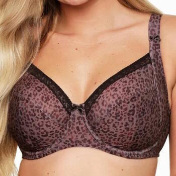 LingaDore Magic Bruin/Print Niet voorgevormde bh
