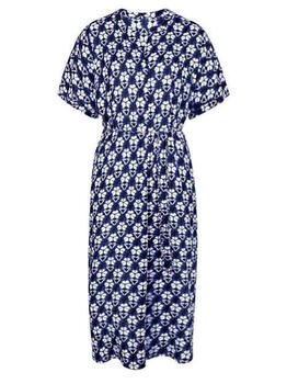 Rosa Faia Badmode Kekepa Blauw/Wit Strandjurk