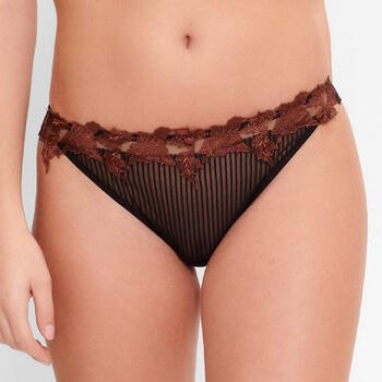 LingaDore Caviar Raisin Zwart/Bruin String