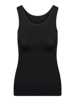 RJ Bodywear Pure Color Zwart Dames Hemd