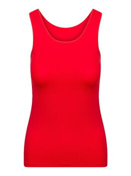 RJ Bodywear Pure Color Rood Dames Hemd