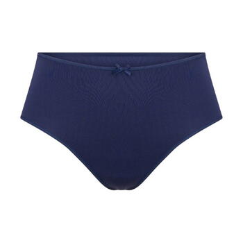 RJ Bodywear Pure Color Marine Blauw String