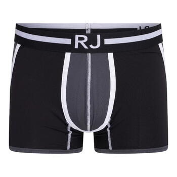 RJ Bodywear Men Pure Color  Zwart/Grijs Sport Boxer