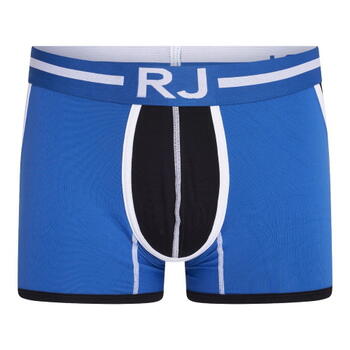 RJ Bodywear Men Pure Color  Blauw/Zwart Sport Boxer