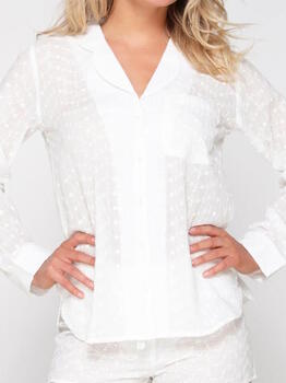 LingaDore Night Broderie Off White Nachthemd
