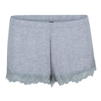 LingaDore Night Fine Rib Grijs Slaapshort