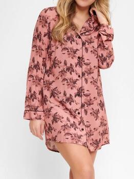 LingaDore Night Flower Fudge Antique Rose Nachthemd