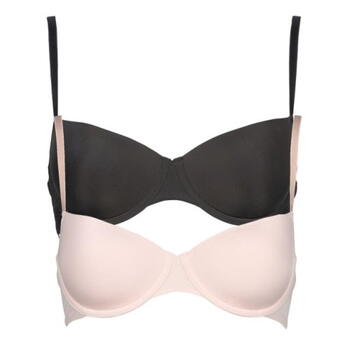 My Basic by After Eden Glossy Zwart/Roze Voorgevormde bh