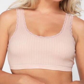 LingaDore Daily Cottonlook Pastel Roze Wireless bh