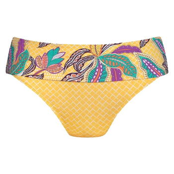 Rosa Faia Badmode Sunny Geel/Print Bikini Broekje