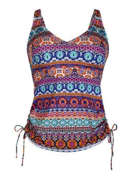 Rosa Faia Badmode Malaika Multicolor/Print Tankini Top
