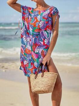 Rosa Faia Badmode Marajo Multicolor/Print Strandjurk
