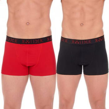 HOM Boxerlines Zwart/Rood Boxershort