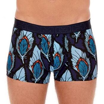HOM Sormiou Marine Blauw/Print Boxershort
