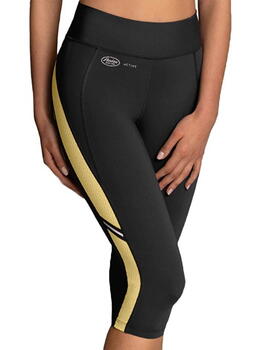 Anita Active Sport Tights 3/4 Grijs/Geel Legging