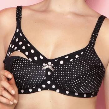 Anita Maternity Polka Dot Zwart Voedings bh