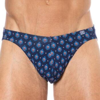 HOM Frioul Marine Blauw/Print Heren Slip