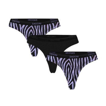 Zaccini Zebra Zwart/Wit String
