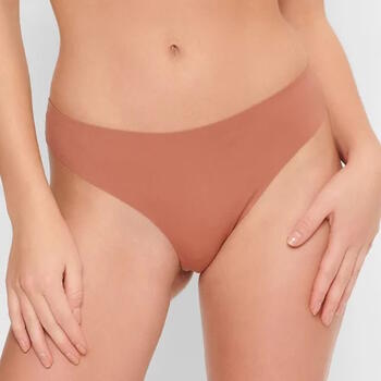 LingaDore Daily Soft Sensation Leather Brown String