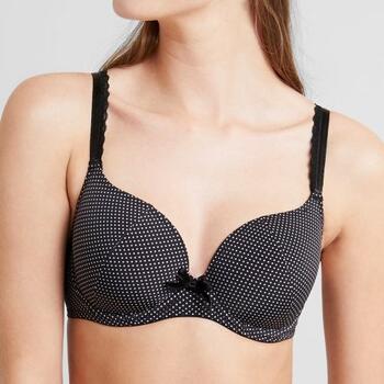 LingaDore Daily Uni Fit Zwart/Roze Voorgevormde bh