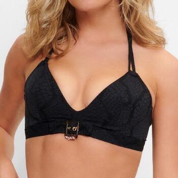 LingaDore Beach Black Snake Zwart Voorgevormde Bikinitop