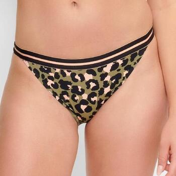LingaDore Beach Black Panter Animal print Bikini Broekje
