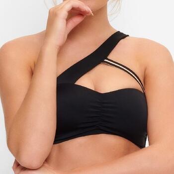 LingaDore Beach Black Panter Zwart Soft-Cup Bikinitop