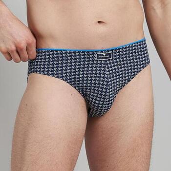 Tom Tailor Blue Medium Marine Blauw/Print Heren Slip