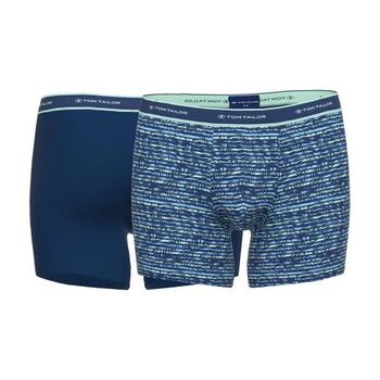 Tom Tailor Palm Leaves Marine Blauw/Print Boxershort