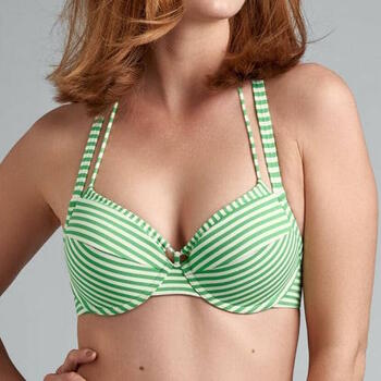 Marlies Dekkers Badmode Holi Vintage Groen/Wit Push Up Bikinitop