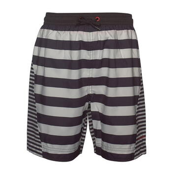 Nickey Nobel Teun Grijs/Wit Zwemshort