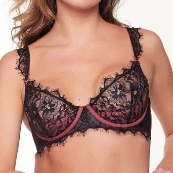 LingaDore Love Black Ruby Zwart/Rood Niet voorgevormde bh