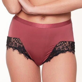LingaDore Love Black Ruby Zwart/Rood High Brief