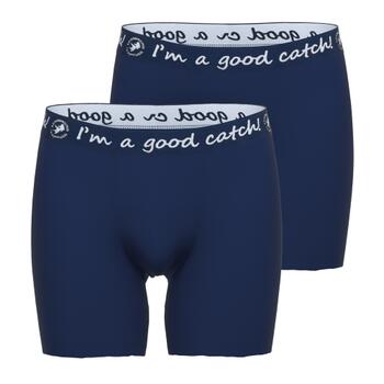 A Fish Named Fred 110001 Marine Blauw/Wit Boxershort