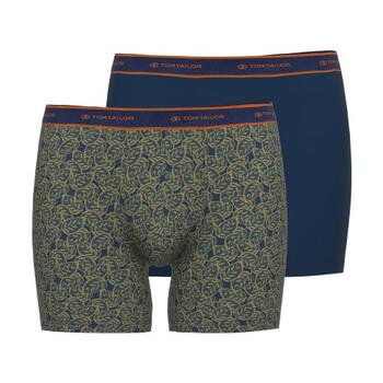 Tom Tailor Leafs Marine Blauw/Print Boxershort