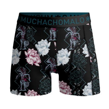 Muchachomalo Batik Zwart/Print Boxershort